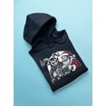 thumbnail image 3 of Krampus Santa Beer Naughty Christmas Men's Hoodie, 3 of 4