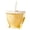Yellow, variant on Portable Folding Silicone Travel Cup, Collapsible Cookie Shape Toothbrush Cup For Men Women Outdoor Camping, Reusable And Leak Proof (Pink ,9*8.4CM)
