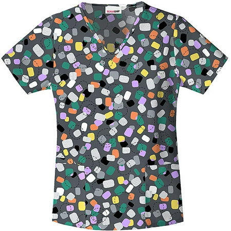 Sweet Geo V-Neck Top