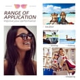 thumbnail image 4 of Gafas de sol COLOSSEIN con montura cuadrada vintage y lentes UV400 para mujer, 4 of 5