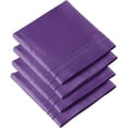thumbnail image 3 of CGK Linens Extra Soft Pillowcases Set of 4 - King Size Hotel Luxury Breathable & Cozy 4-Piece Pillow Covers, Purple, 3 of 7
