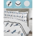 thumbnail image 4 of Full Size Down Alternative Comforter, Lightweight Comforter Quilt Bedding Set with Pillow Shams All Seasons Bed Comforter Duvet Insert 78"x90", 4 of 7