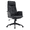 Black, variant on LeisureMod Ergonomic Office Chair High-Back Leather Adjustable Height and Swivel with Lumbar Support and Durable Iron Base with Double Wheel Casters Infini Collection in Black