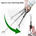 thumbnail image 4 of Telescopic Club, 2025 Updated Retractable Golf Swing Training Aid, Portable Grip Trainer with Click Feedback, Golf Accessories Strength & Tempo Training for Chipping Hitting, 4 of 14
