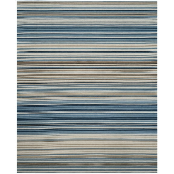 SAFAVIEH Marbella Ezekiel Striped Area Rug, Blue/Multi, 4' x 6'