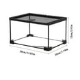 thumbnail image 2 of VNEKVA Square Glass Reptile Terrarium - Rainforest Landscaping Habitat for Geckos, Turtles, Spiders, Lizards, Chameleons, Snakes & Fish, 2 of 9