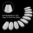 thumbnail image 5 of 500pcs Coffin Nails Ballerina Fake Nail Tips Long Full Cover Acrylic False Nails Natural Artificial Nails 10 Sizes for Nail Salons or DIY Nail Art at Home, 5 of 7