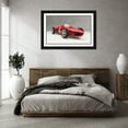 thumbnail image 3 of Stephen Chambers 32x22 Black Ornate Wood Framed With Double Matting Wall Art Titled - Ferrari 156, 3 of 5