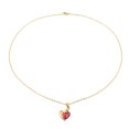 thumbnail image 2 of Amor Collar Colgante Acero Inoxidable Colgante De Circonitas En Corazón Plata Rojo Rojo dorado Sunnimix Love Heart Pendant Necklace, 2 of 8
