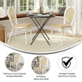 thumbnail image 4 of Flash Furniture Cannes Indoor/Outdoor French Bistro Stacking Chair Natural/White 2/Pack, 4 of 14