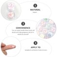 thumbnail image 4 of 12 botellas de calcomanías de estrellas y luna para uñas, pegatinas de lentejuelas para uñas, decoración de uñas para mujeres y niñas., 4 of 5