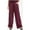 Red - claret, variant on Max Studio London Womens palazzo Casual Wide Leg Pants, Red, Small