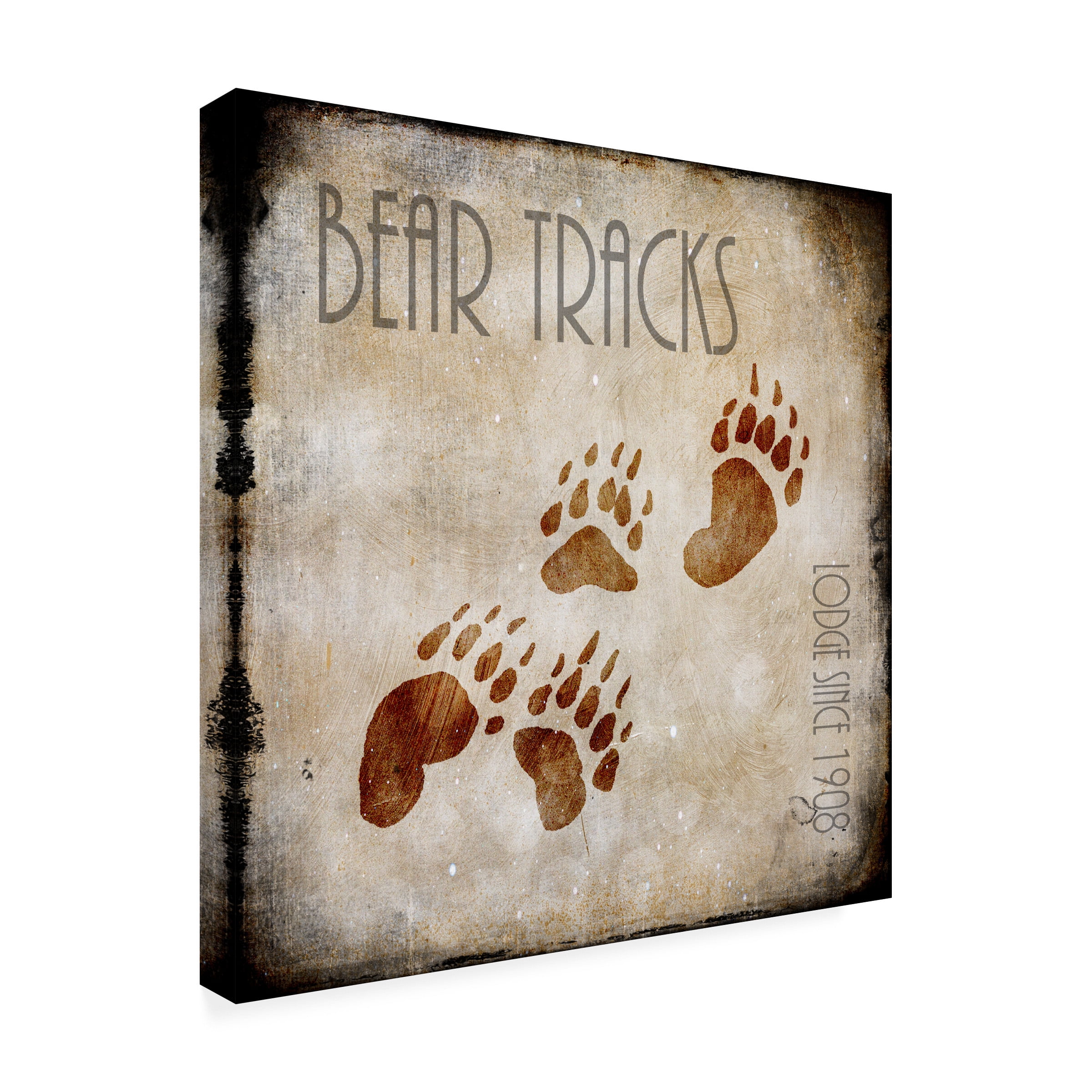 LightBoxJournal 'Moose Lodge 2 - Bear Tracks' Canvas Art