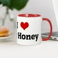 thumbnail image 4 of CafePress - I Love My Honey Mug - 11 oz Ceramic Mug - Novelty Coffee Tea Cup, 4 of 6