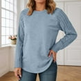 thumbnail image 2 of Wdgfv Ladies' Pullover Sweater Elegant Women's Autumn Winter Pullover Sweater Featuring Round Neck And Long Sleeve Design For Modern, 2 of 4