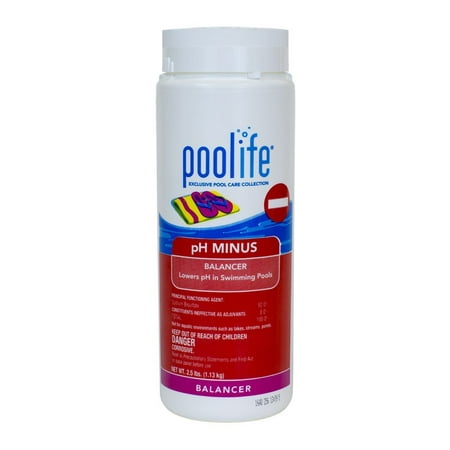 pH Minus (2.5 lb) (2 Pack), Lowers pool pH levels By POOLIFE from (Best Way To Lower Ph In Pool)