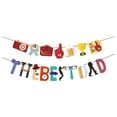 thumbnail image 2 of Banner el más papá de todos los tiempos Banner Día Decoraciones para fiestas Día Fondo fam, 2 of 8