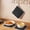 Black, variant on Vintage Sage Green Pot Holders for Kitchen Heatproof Potholder, 2 Pack Farmhouse Retro Beige Solid Color Hot Pads Multipurpose Oven Pads Cloth Potholders Trivet for Cooking and Baking