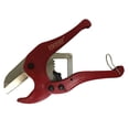 thumbnail image 1 of Ratcheting Poly PVC Pipe Cutter Plumbing HVAC Electrical 1 5/8 Automotive Anti Rust Sharp, 1 of 4