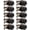 Oil Rubbed Bronze, variant on 10 Pack Interior Bathroom Privacy Keyless Doorknobs Door Lock Lockset in Oil Rubbed Bronze