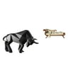 thumbnail image 1 of Escultura Moderna De Toro De Resina Y Sofá Cama De Madera En Miniatura, Accesorios DIY, Figura Abstracta Para Entrada, Mesa, Escritorio, Estante, Decoración De Oficina Y Habitación., 1 of 8