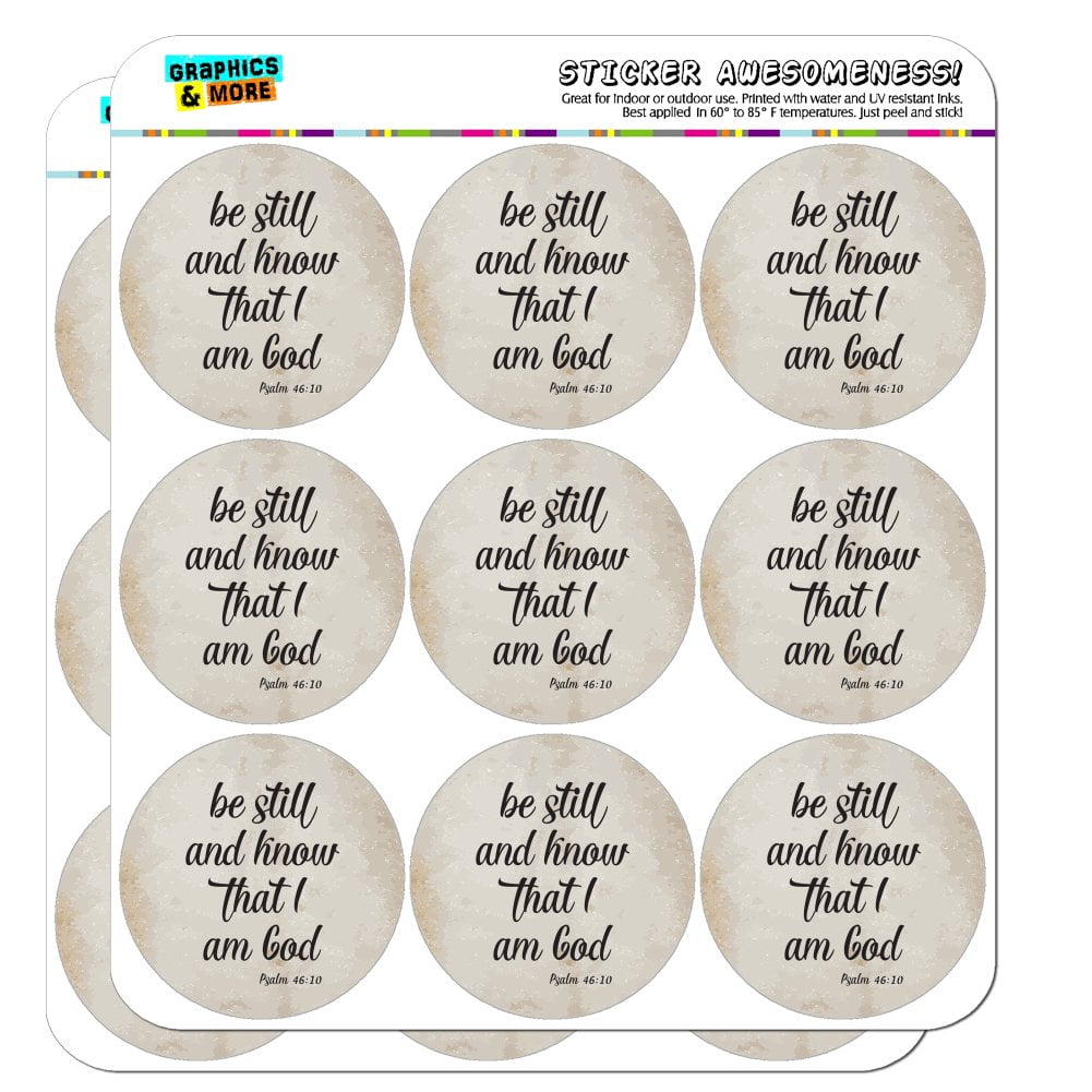 Religious Phrase Bible Verse Keep Calm Pray On Faith Scrapbook Stickers 