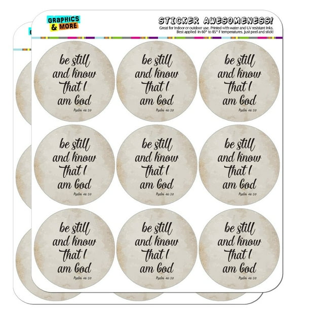 Be Still And Know That I Am God Psalm Inspirational Christian 2 Planner Calendar Scrapbooking Crafting Clear Stickers Walmart Com Be Still And Know That I Am God Psalm Inspirational Christian 2 Planner Calendar Scrapbooking Crafting Clear Stickers Walmart Com