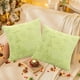 thumbnail image 4 of Funda de almohada navideña | Funda de cojín cuadrada estándar de 45 x 45 cm para sofá y cama | Poliéster suave con cremallera invisible para decoración del hogar, salón, dormitorio y decoración de, 4 of 6