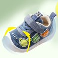 thumbnail image 5 of Gubotare Baby Shoes for Boys Unsex Baby Shoes Boys Girls Sneakers Non-Slip Soft Rubber Sole Toddler Crib First Walker Lightweight Shoes,Sky Blue 12-18 Months, 5 of 8