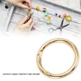 thumbnail image 3 of Metal Spring O Rings, Strong Copper Spring O Rings 1.57in Diameter 0.2in Thick, 20 Pieces for Bag Jewelry DIY, Easier and More Convenient with Secure Closure, 3 of 7