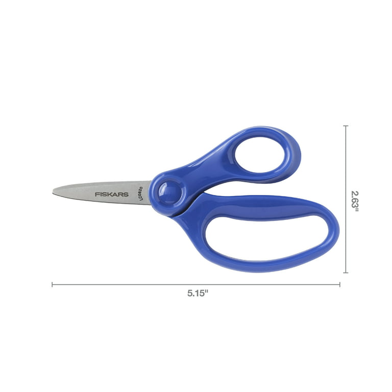 Fiskars 8 Softgrip Teacher Scissors, Blue 