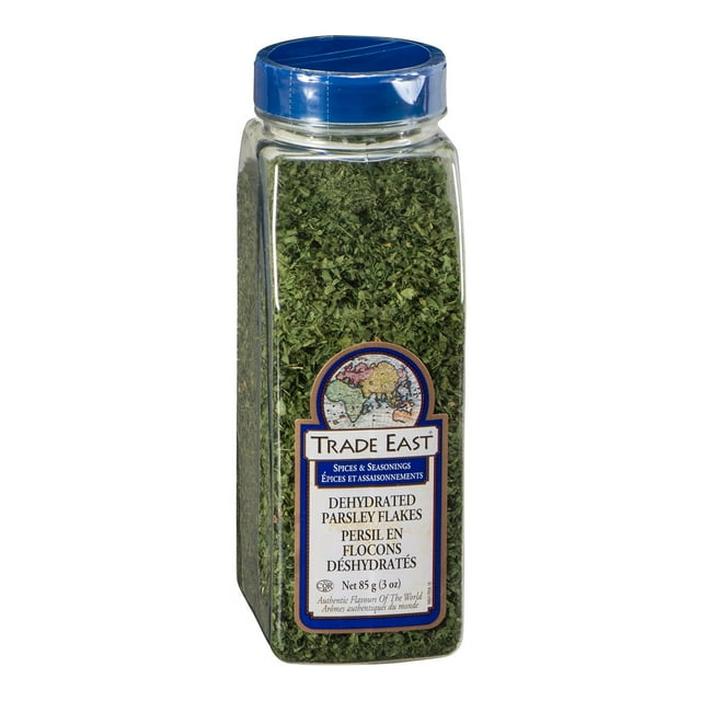 Trade East Parsley Flakes, Herb, Shaker | 85G/Unit, 12 Units/Case