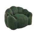 thumbnail image 3 of Adult Lotus Compression Bean Bag Sofa with Pull Ring, Faux Fur Lounge Chair, High-Density Foam, No Assembly Required, Anti-Fouling & Non-Slip Base for Living Room Bedroom  RLB, 3 of 11