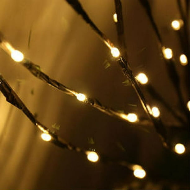 JJYY-Branches lumineuses à LED ultraviolets, branches de saule, branches  lumineuses pour la décoration de la