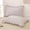 Beige Gray-Queen (20''x30''), variant on Boho White Bodyowcase 20x54in - Ruffled Fringe Decor Sham