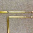 thumbnail image 4 of 2 unids/set varillas de radiestesia herramientas de latón duraderas instrumentos de medición de Detector de agua fáciles de llevar y estirar 57cm de largo kaili Sencillez, 4 of 5