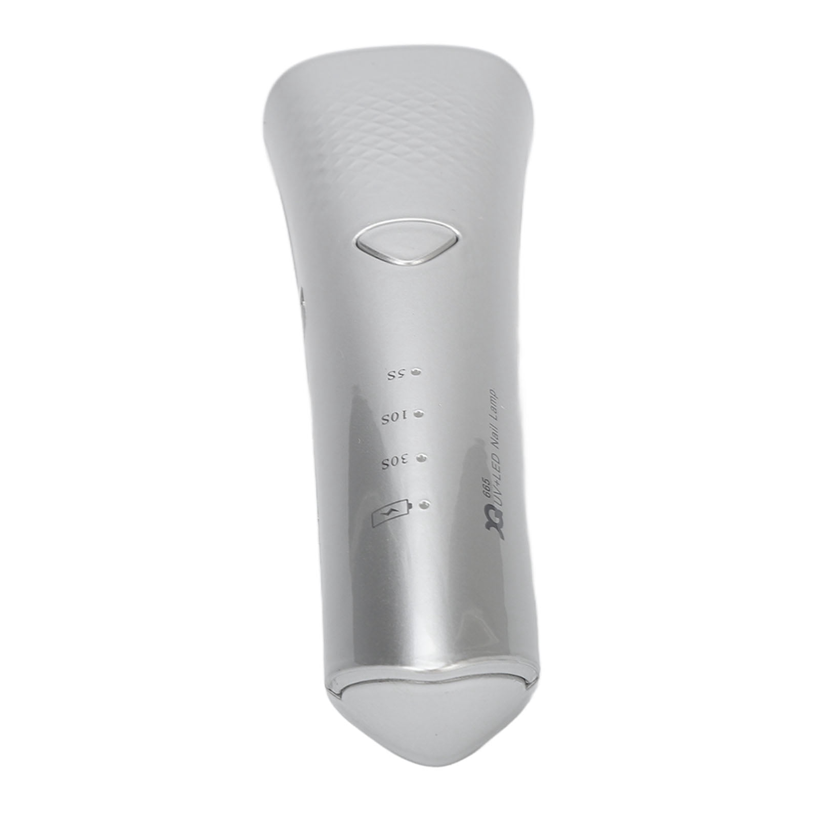 Mini UV Nail Lamp 180 Degree Lighting 3 Gear Quick Drying Nail Polish Curing Light Silver