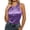 Purple, variant on Lixiuxyad Summer Womens Tank Tops Summer Sleeveless Tank Top Comfortable Casual Shiny Gold Lightweight Breathable Loose Fit,Black