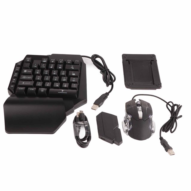 Convertidor de ratón para teclado para juegos sensación mecánica libre teclado para juegos ratón media mano para entretenimiento para teléfono móvil ANGGREK Otros