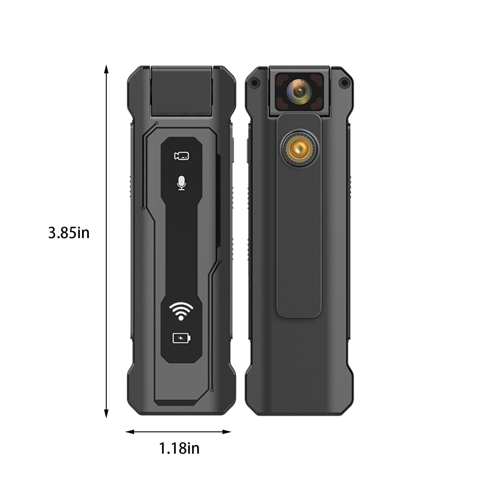 WiFi Motorcycle Car Camera 1080P HD 180掳 Rotating Lens IR Night Vision Shockproof Sports Action Cam with Mounts for Bike Helmet Car - Remote Viewing