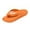 Orange, variant on Utoimkio Platform Sandals for Women Plus Size Couple Women Orthotic Flip Flops Arch Support Soft Thong Sandals Slippers