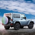 thumbnail image 5 of Fotbe Beautiful Glitter Spare Tire Cover Thickening Universal Fit for Jeep, Trailer, RV, SUV, Truck, Tough Tire Wheel Soft Cover-15 inch, 5 of 9