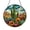 Acrylic 3.5 Inch, variant on Cactus themed stained glass ornament, warm decorative piece for plant lovers
