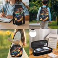 thumbnail image 3 of Pzuqiu American Flag Tractor 17 Inch Kids Backpack 4PCS Set All Season Lightweight School Backpack with Insulated Lunch Bag, Pencil Case Water Bottle Holder for Elementary, 3 of 7