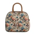 thumbnail image 2 of Womens Pioneer Flower Floral Print Pattern Lunch Box for Work,Insulated Lunch Bag for Women,Loncheras Para Mujer,Leakproof Adult Lunch Bag for Work,Beach,Travel,Picnic,Camping, 2 of 7