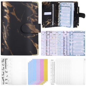 1 Définir le planificateur de budget Binder Épargnant l'argent Binder planificateur financier Organisateur de fichiers A6