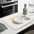 thumbnail image 3 of Daisy Kitchen Dish Drying Pad Microfiber Rack Mat Absorbent Drainer Mat for Sink Area Spring Summer Floral Decor 16x18 Inch, 3 of 7