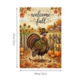 thumbnail image 3 of Thanksgiving Garden Flag, Fall Yard Decorative Banner for Lawn Patio Porch Garden Outdoor Home Seasonal Harvest Decor and Autumn Holiday Display, 3 of 7