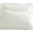 thumbnail image 4 of Todays Home TOH24902WHIT07 Levinsohn Basic Cotton Rich Tailored Sham with 2 in. Flange White - Standard - Pack of 2, 4 of 4