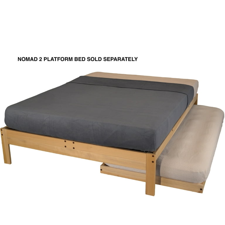 KD Frames 7903 TR T Trundle Twin Natural Wood Walmart